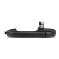 REAR LEFT OUTER DOOR HANDLE COMPATIBLE WITH 06-08 HONDA PILOT, BLACK,