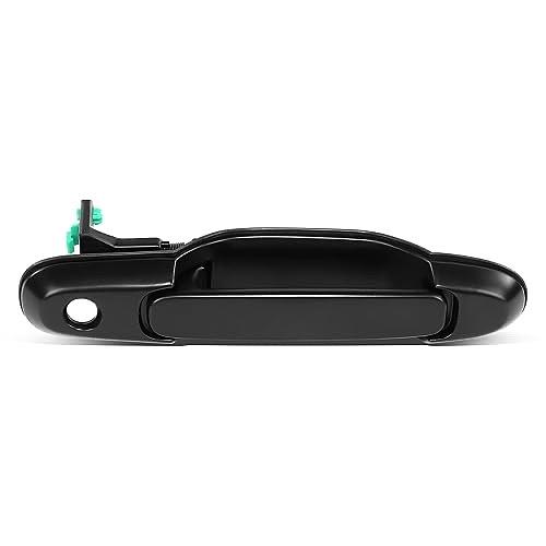 FRONT PASSENGER OUTER DOOR HANDLE COMPATIBLE WITH 98-03 SIENNA, W/KEYHOLE, BLACK,