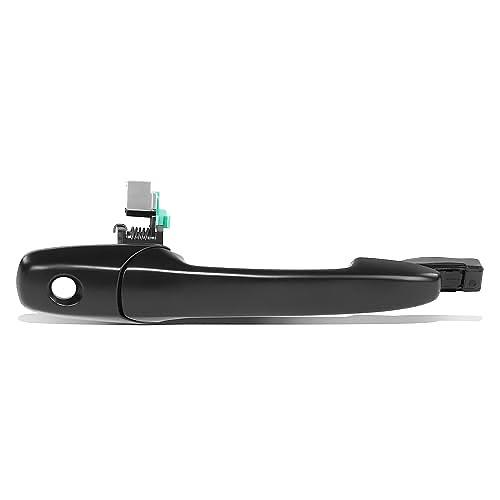 FRONT RIGHT OUTER DOOR HANDLE COMPATIBLE WITH 03-08 MAZDA 6, W/KEYHOLE, W/O SMART ENTRY, BLACK,