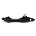 FRONT LEFT OUTER DOOR HANDLE COMPATIBLE WITH 05-10 HONDA ODYSSEY, W/O KEYHOLE, BLACK,