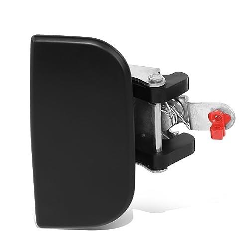 REAR PASSENGER OUTER DOOR HANDLE COMPATIBLE WITH 96-04 NISSAN PATHFINDER, BLACK,