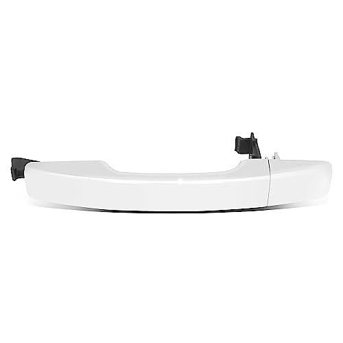 REAR LEFT OUTER DOOR HANDLE COMPATIBLE WITH 14-19 KIA SOUL, CHROME,