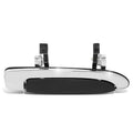 REAR RIGHT SIDE OUTER DOOR HANDLE COMPATIBLE WITH 92-11 CROWN VICTORIA, CHROME/BLACK,6W7Z5426604A, FO1521101