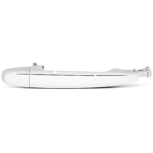REAR DRIVER, PASSENGER OUTER DOOR HANDLE COMPATIBLE WITH 03-09 LEXUS GX470, 03-09 4RUNNER, 05-15 TACOMA, CHROME,