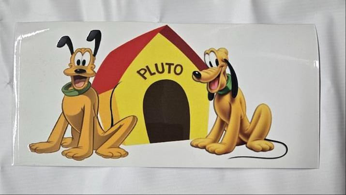 Pluto Mickey Mouse UV Sticker