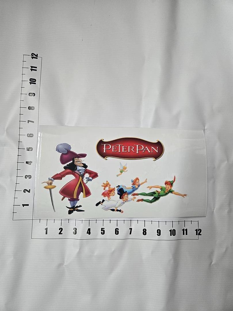 Peter Pan Wendy Captain Hook UV Sticker