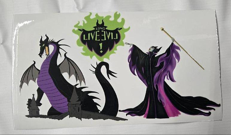Maleficent And Dragon Disney UV Sticker