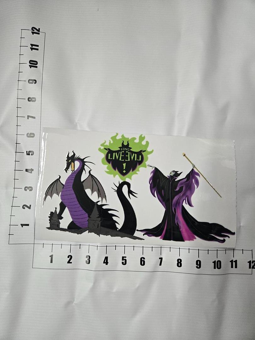 Maleficent And Dragon Disney UV Sticker
