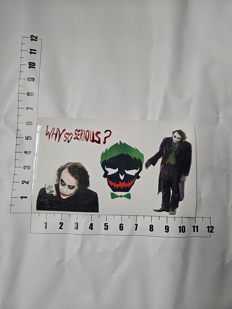 The Joker Batman UV Sticker