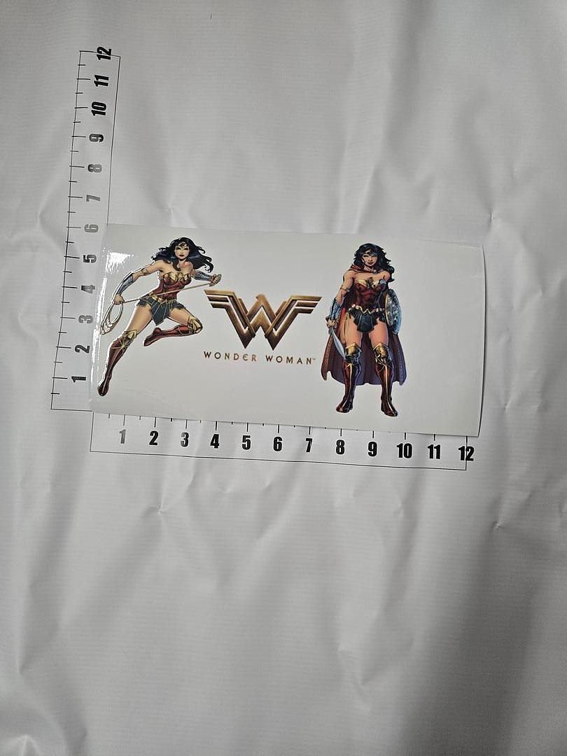 Wonder Woman Marvel UV Sticker