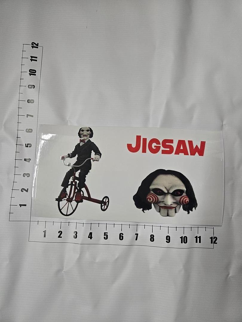 Jigsaw Saw UV Sticker