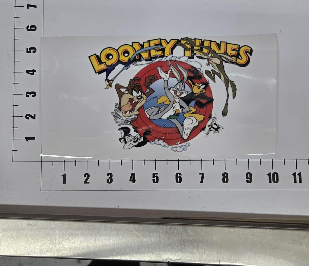 Looney Tunes Taz Bugs Bunny Daffy UV Sticker