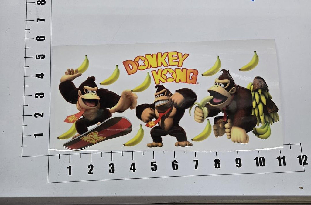 Donkey King Crash UV Sticker