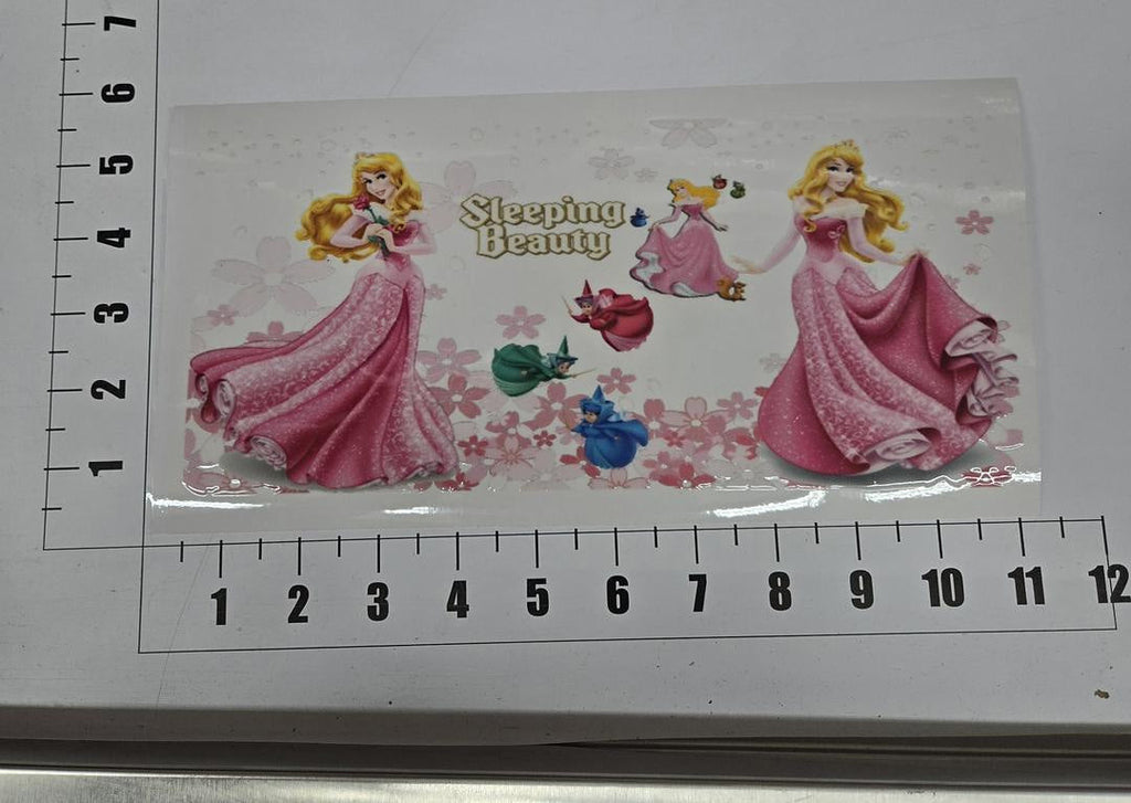 Aurora Sleeping Beauty Pink Dancing UV Sticker