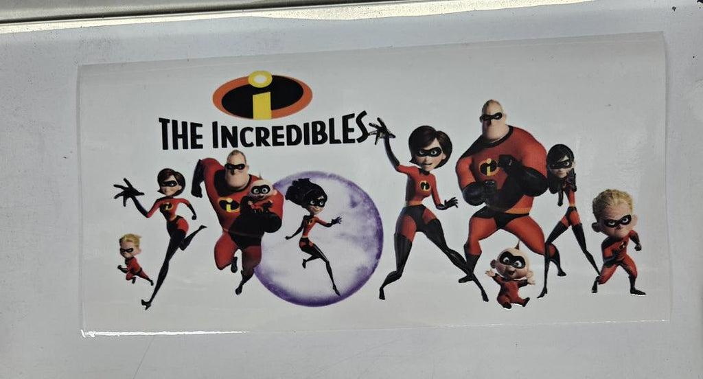 The Incredibles Family UV Sticker