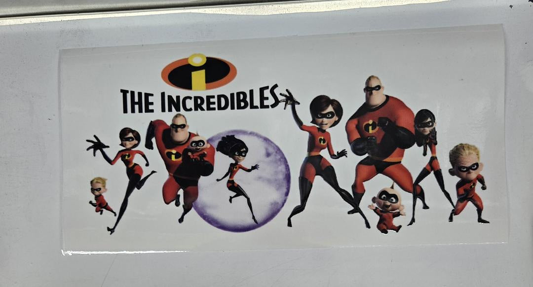The Incredibles Family UV Sticker
