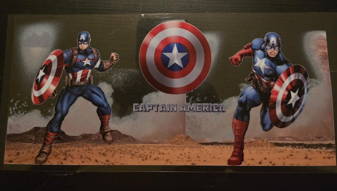 Captain America UV Sticker