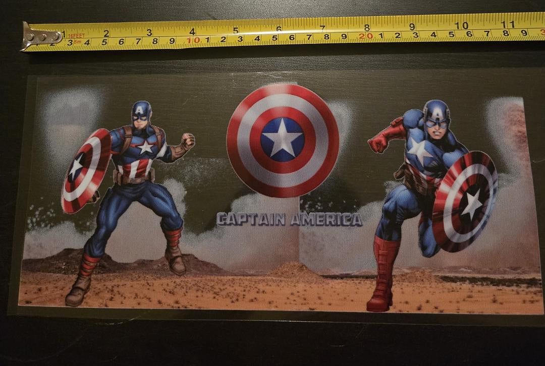 Captain America UV Sticker