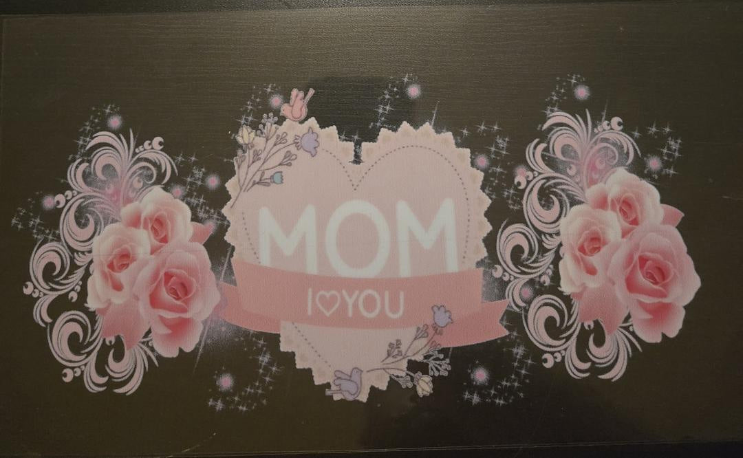 Mom I Love You UV Sticker
