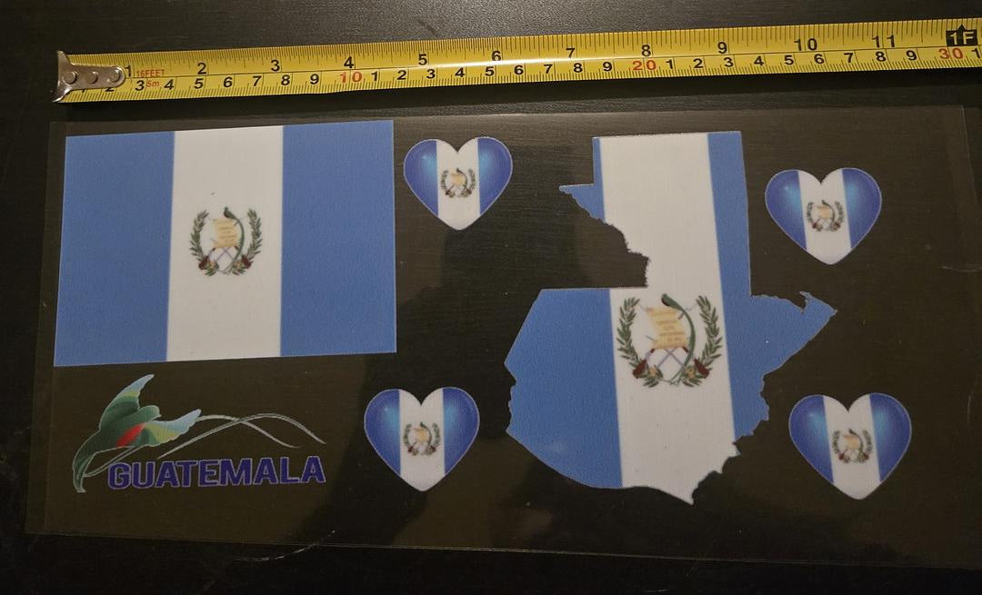 Guatemala Flag UV Sticker