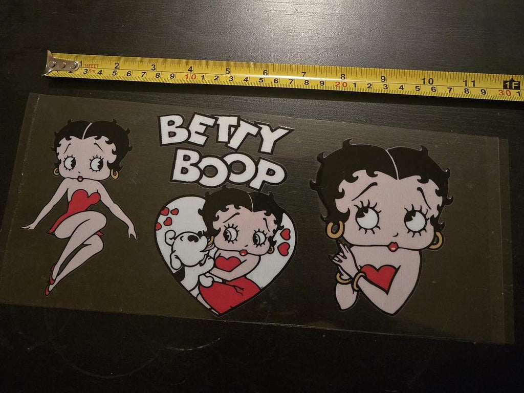 Betty Boop UV Sticker
