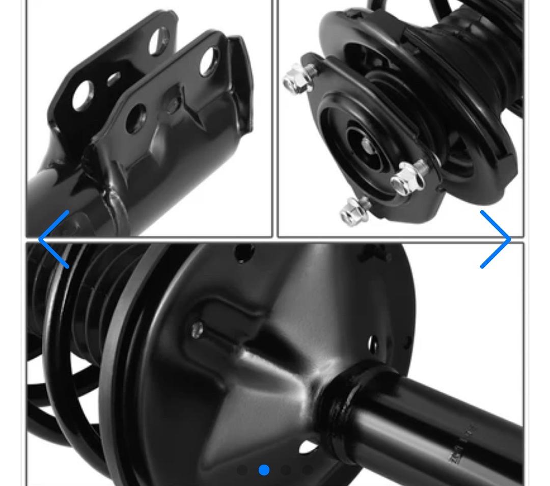 01-04 TOYOTA RAV4 FRONT LEFT AND FRONT RIGHT FRONT SHOCK STRUT ASSEMBLY
