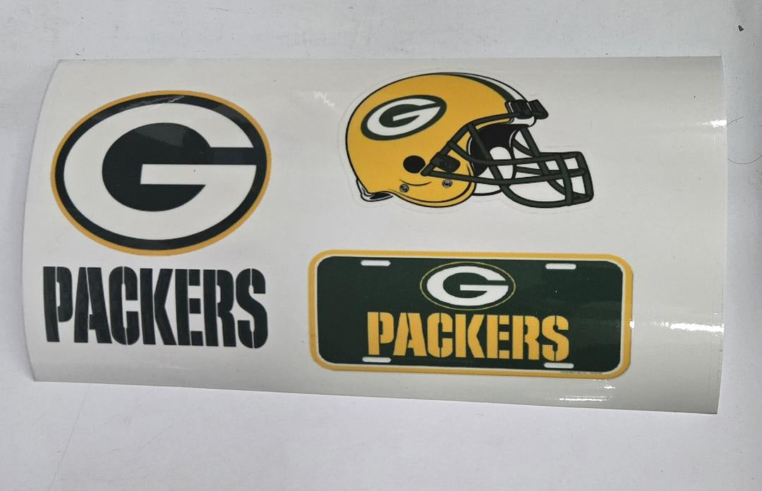 Green Bay Packers UV Sticker