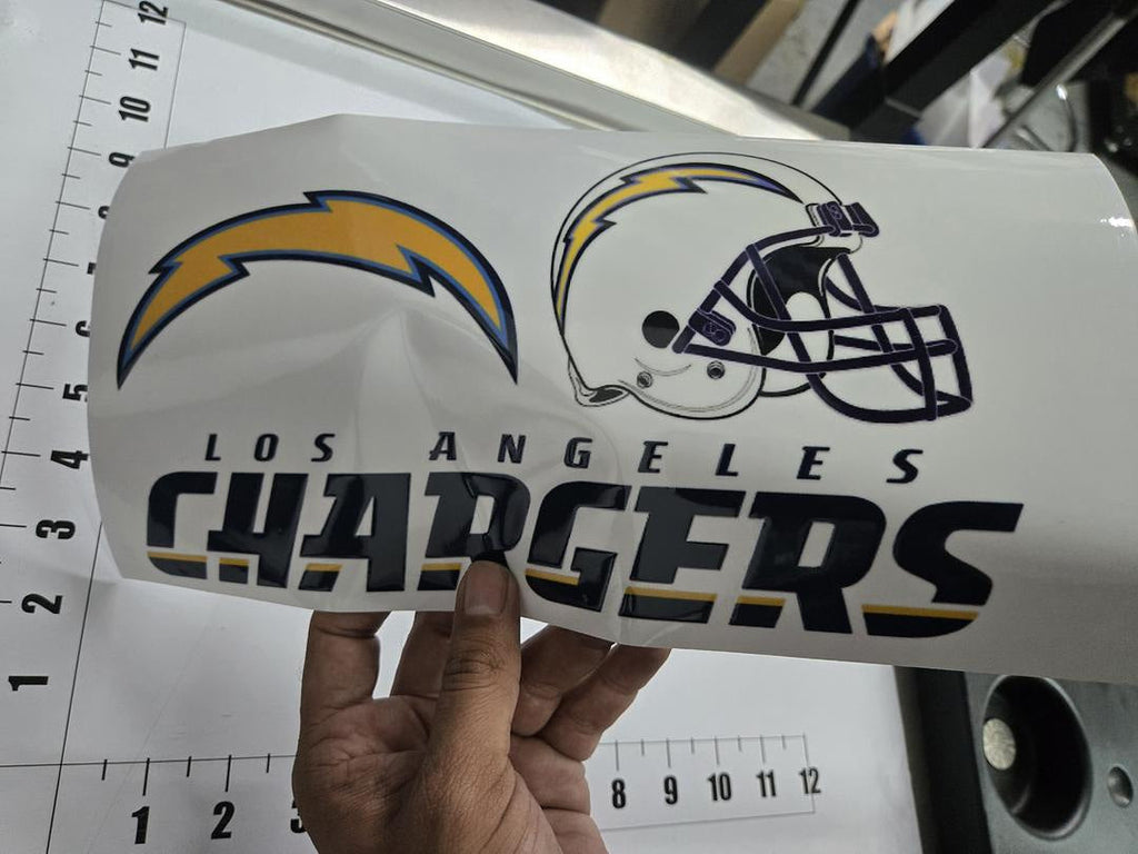 Los Angeles Chargers UV Sticker