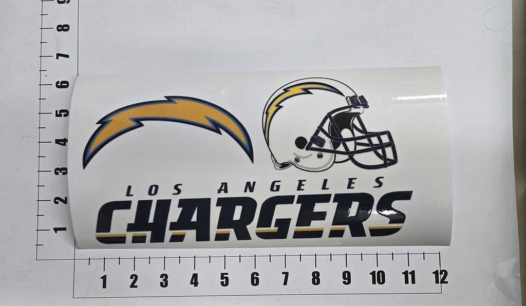 Los Angeles Chargers UV Sticker
