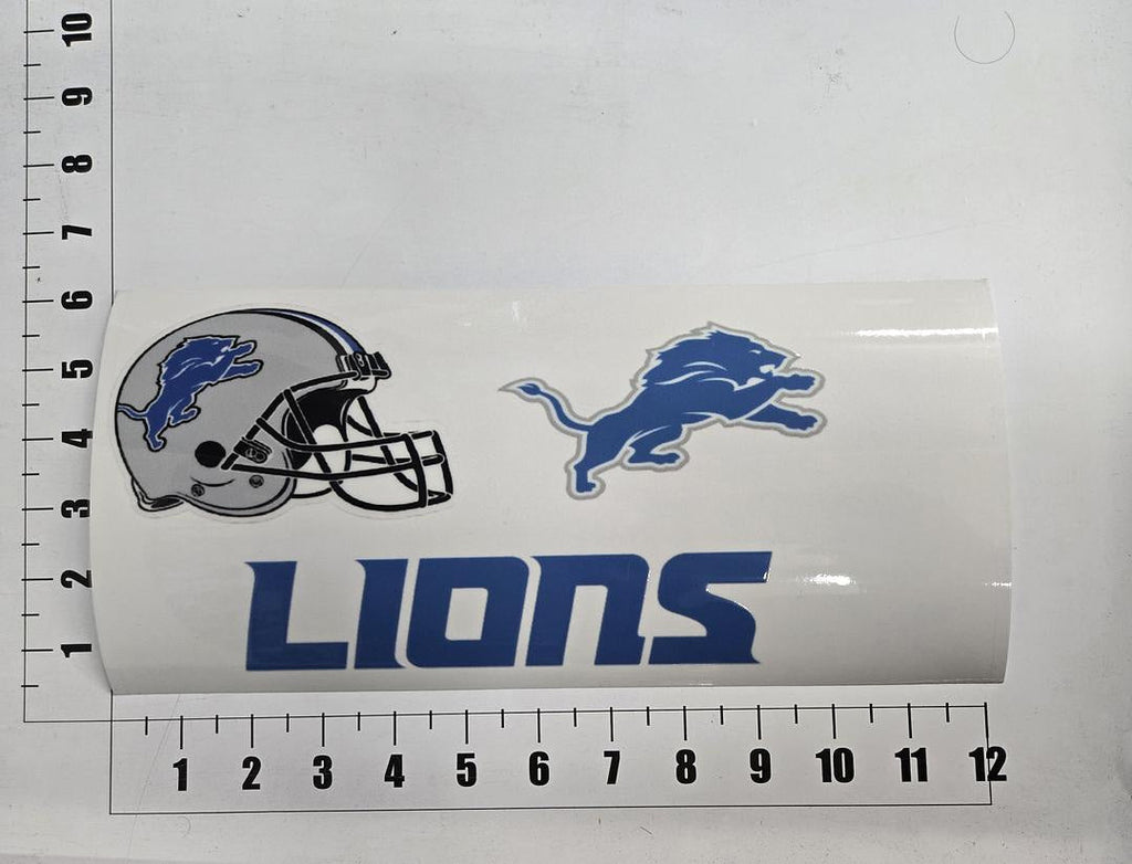 Detroit Lions UV Sticker