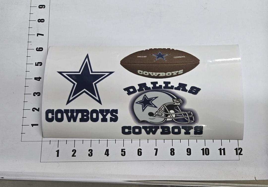 Dallas Cowboys UV Sticker