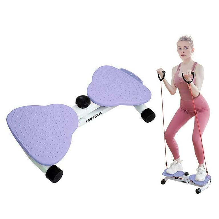 EXERCISE TWIST BOARDS,WAIST TWISTER MACHINE BALANCE BOARD FOR FOOT MASSAGE WEIGHT LOSS(PURPLE)