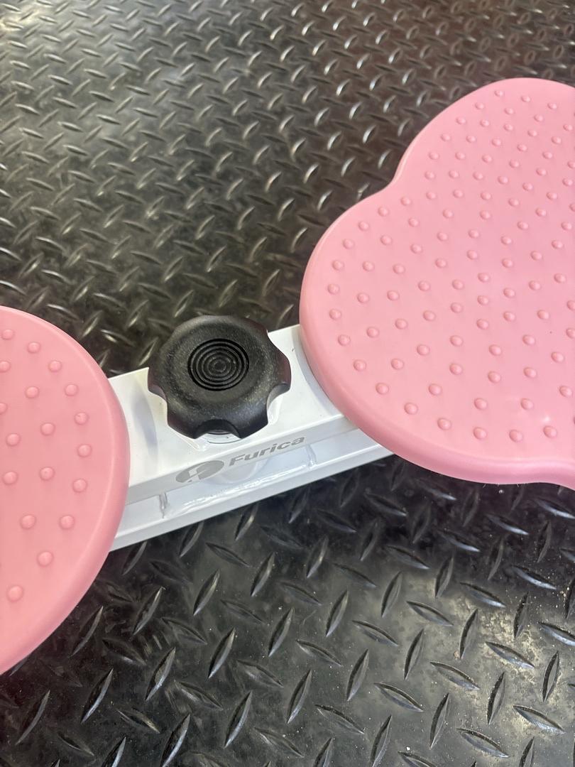 EXERCISE TWIST BOARDS,WAIST TWISTER MACHINE BALANCE BOARD FOR FOOT MASSAGE WEIGHT LOSS(PINK)