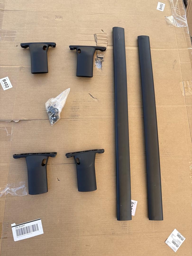 OB XY-6005 13-19 FORD ESCAPE OEM STYLE ALUMINUM ROOF TOP CROSS BARA (BLACK)