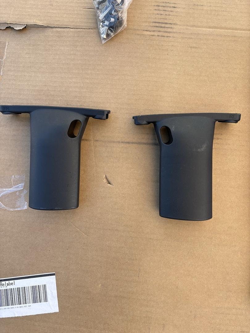 OB XY-6005 13-19 FORD ESCAPE OEM STYLE ALUMINUM ROOF TOP CROSS BARA (BLACK)