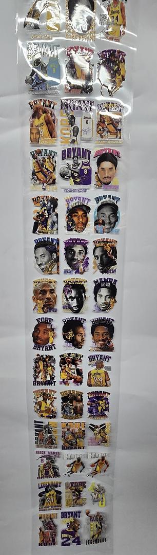 Kobe 42 Pcs 3.5 Each Pcs UV Sticker