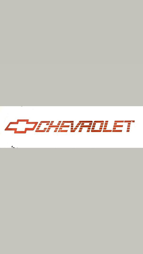 . Chevrolet C/k Red Tailgate UV Sticker