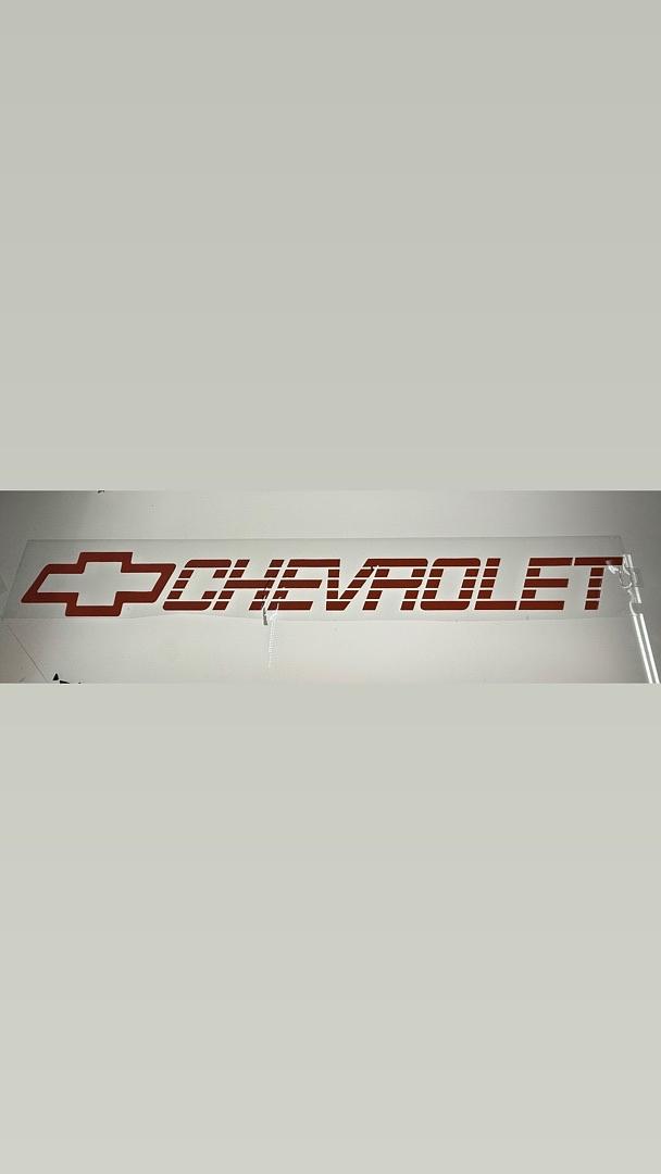 . Chevrolet C/k Red Tailgate UV Sticker