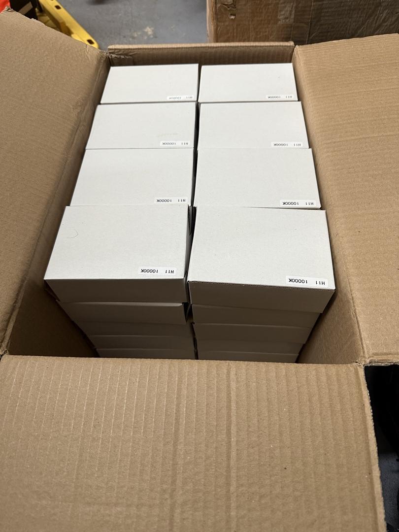 CASE OF 40 PAIRS H11 10000K HID BULBS ONLY