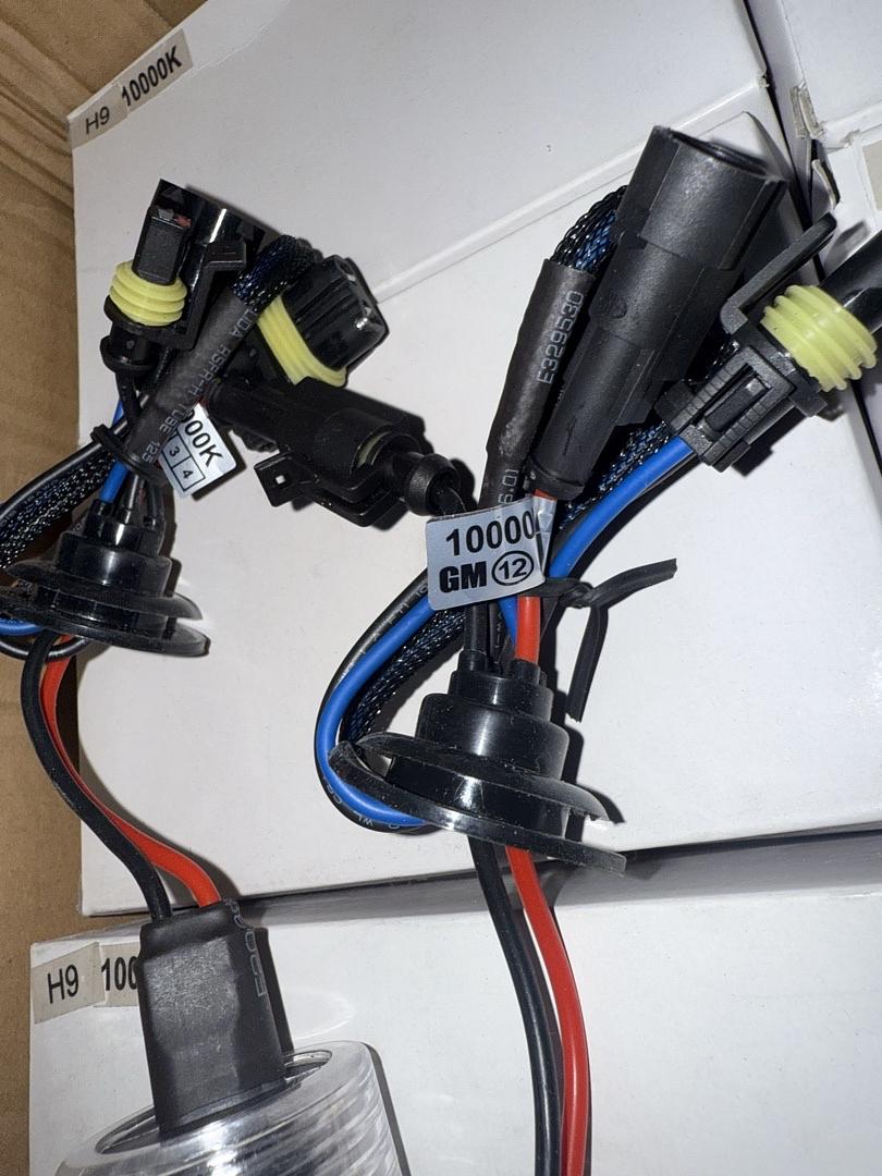 CASE OF 40 PAIRS H9 HID BULBS ONLY