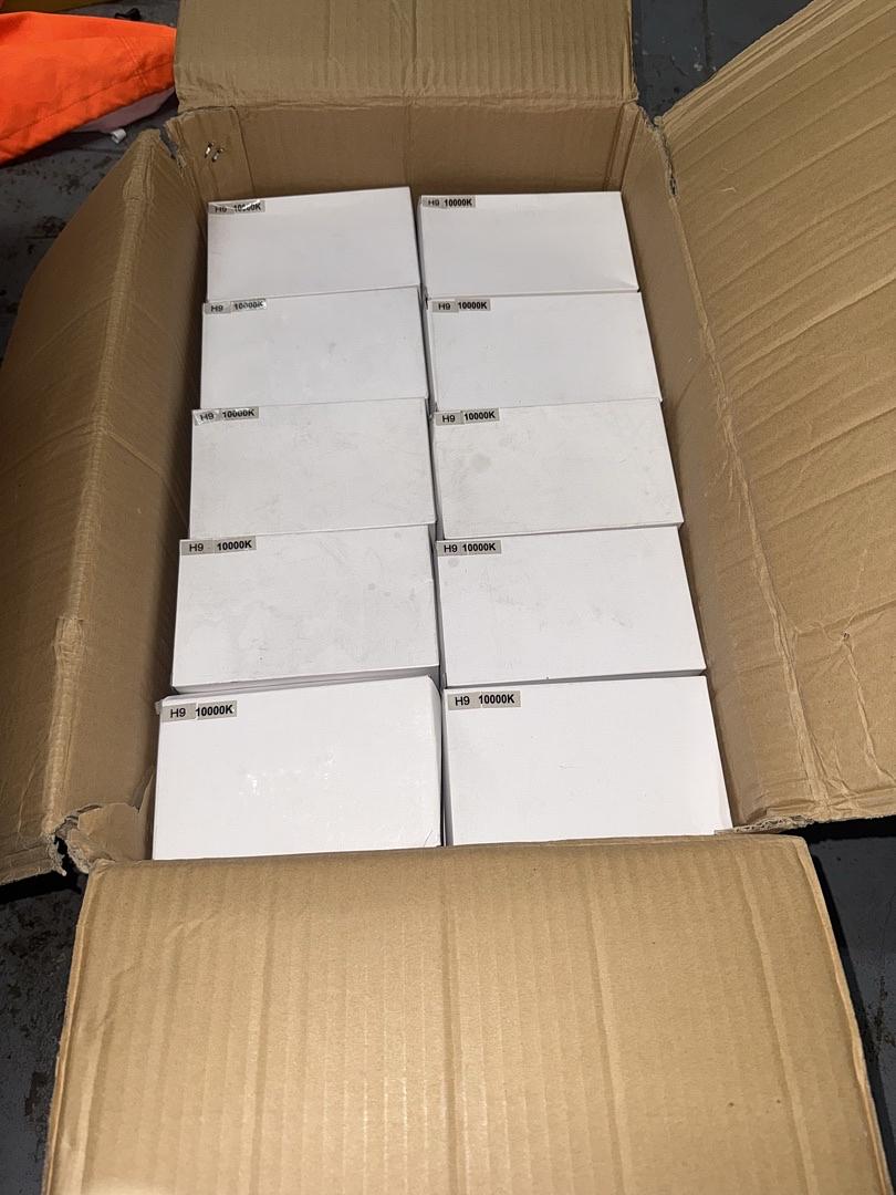 CASE OF 40 PAIRS H9 HID BULBS ONLY