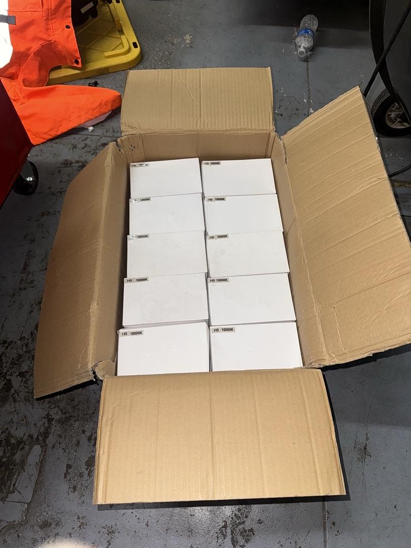 CASE OF 40 PAIRS H9 HID BULBS ONLY