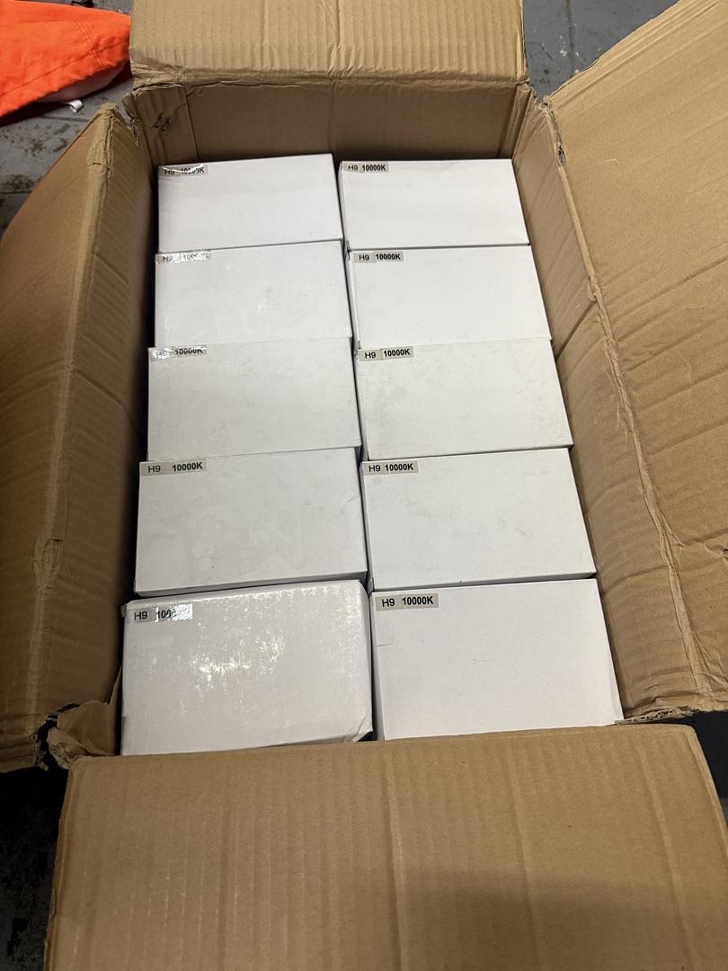 CASE OF 40 PAIRS H9 HID BULBS ONLY