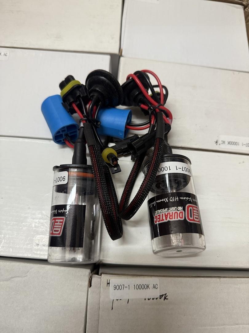 CASE OF 40 PAIRS OF 9007 10000K HID BULBS ONLY
