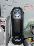SPACE HEATERS FOR INDOOR USE, 16 INCH PORTABLE ELECTRIC HEATER FOR OFFICE, 1500W FAST HEATING SPACE HEATER WITH THERMOSTAT, 90°OSCILLATION, 12H TIMER, REMOTE, SAFE, ULTRA-QUIET