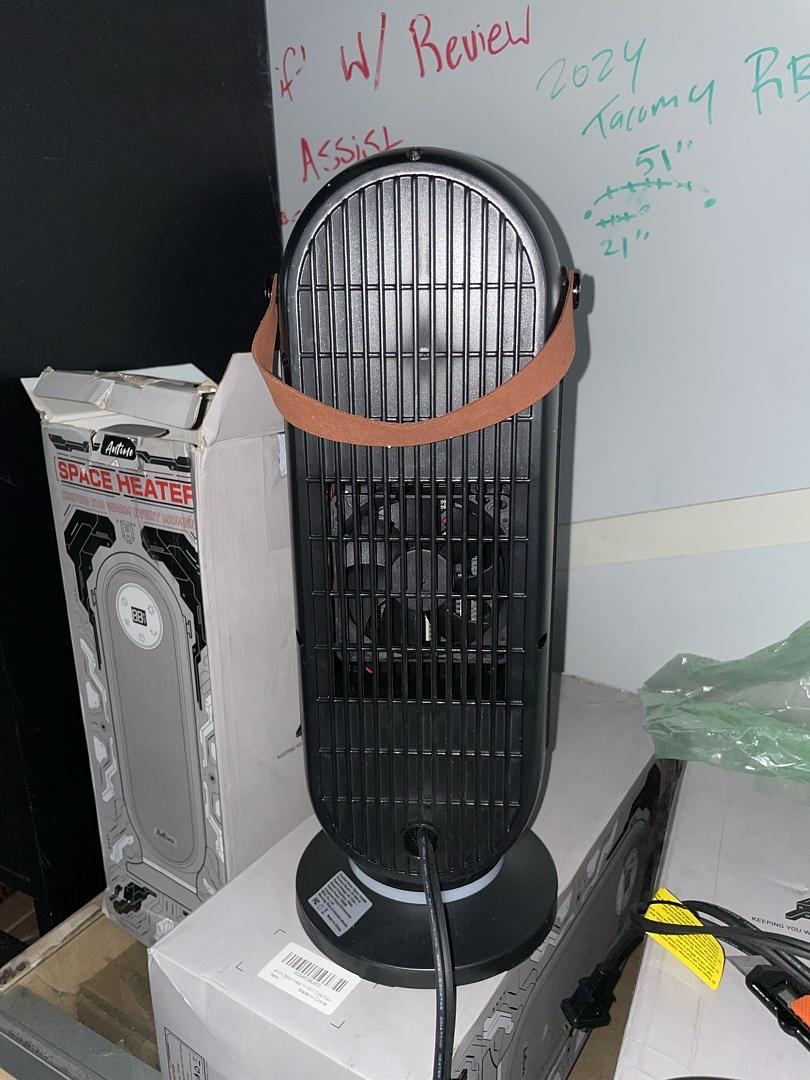 SPACE HEATERS FOR INDOOR USE, 16 INCH PORTABLE ELECTRIC HEATER FOR OFFICE, 1500W FAST HEATING SPACE HEATER WITH THERMOSTAT, 90°OSCILLATION, 12H TIMER, REMOTE, SAFE, ULTRA-QUIET