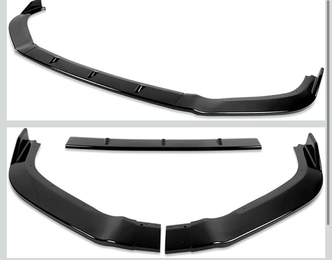 13-15 NISSAN ALTIMA GLOSSY BLACK FRONT BUMPER LIP
