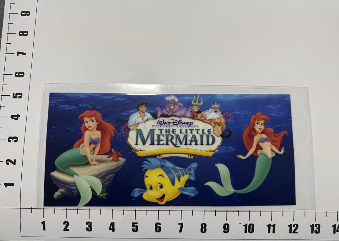 Ariel The Little Mermaid Flounder Ursula UV Sticker