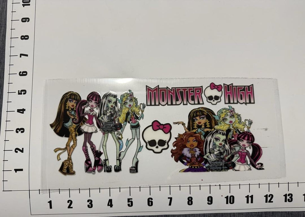 Monster High Frankie Lagoona Clawdeen Cleo Abbey Draculaura UV Sticker
