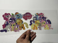 My Little Pony Rainbow Dash Rarity Twilight Sparkle Pinkie Pie Applejack Flutter Shy Spike UV Sticker